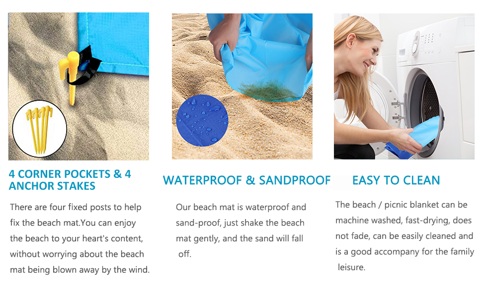 beach blanket waterproof sandproof
