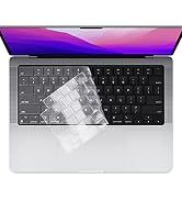 ProElife Keyboard Cover Skin for 2022 MacBook Air 13.6 inch with M2 &amp; 2021 MacBook Pro 14.2 inch ...