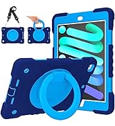 iPad 6th/5th Generation Case 9.7 inch with Pencil Holder [360 Rotating Hand ] &amp; Stand, Full-Body ...