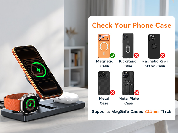 3-in-1 Wireless Charging Station