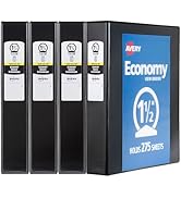 Avery Economy View 3 Ring Binders, 1.5