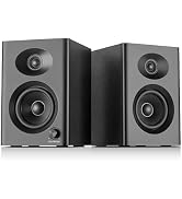 NSY Audio Computer Speakers for Desktop PC, Bluetooth Wooden Stereo Sound | Max 60W Active Powere...