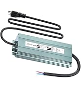 Low Voltage Transformer 320 Watts Waterproof IP67 LED Driver 100-130V AC to 12V DC 26A LED Lighti...