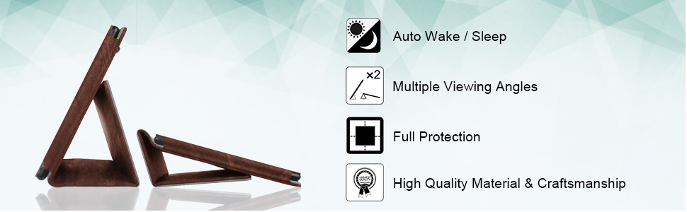 Kindle Fire hd 10 case 2019 9th generation screen protector leather cover case leather