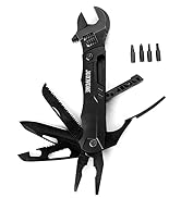 JUXWONE 19-in-1 Multitool Wrench – Stainless Steel Adjustable Wrench with Pliers, Knife, Wire Cut...