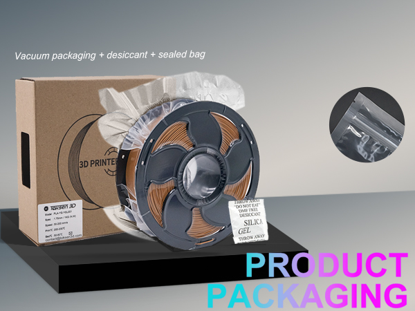 Toksen3D printing filament PLA PETG TPU gradient bi dual tri color rainbow filament