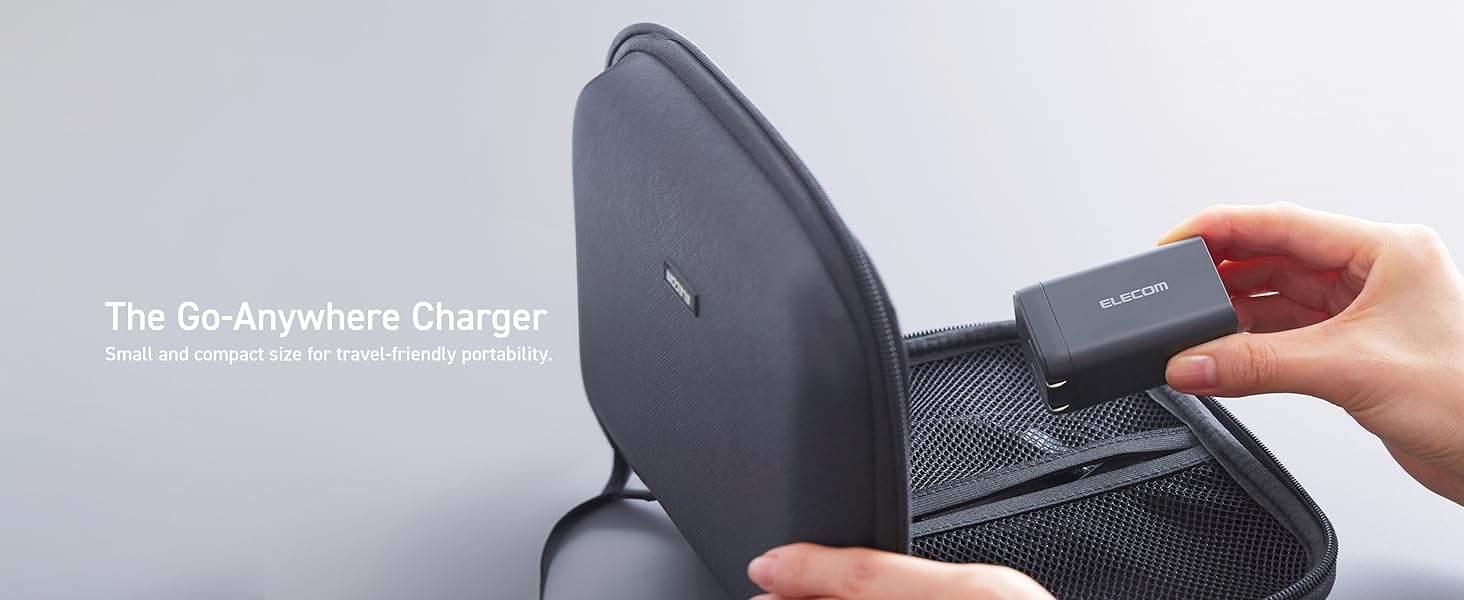 Elecom Wall Charger 65 watt 3 Port