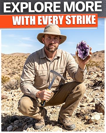 geology hammer gunsmith rock pick field outdoor desert fossil hunting rockhounding alloy steel tool