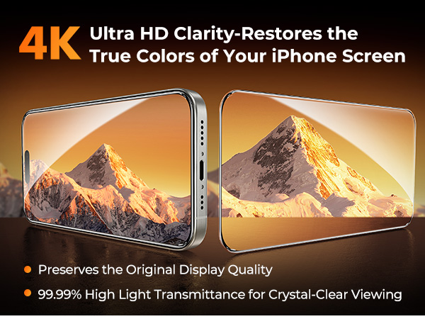 UNBREAKcable iPhone 15 Pro Max Screen Protector Tempered Glass