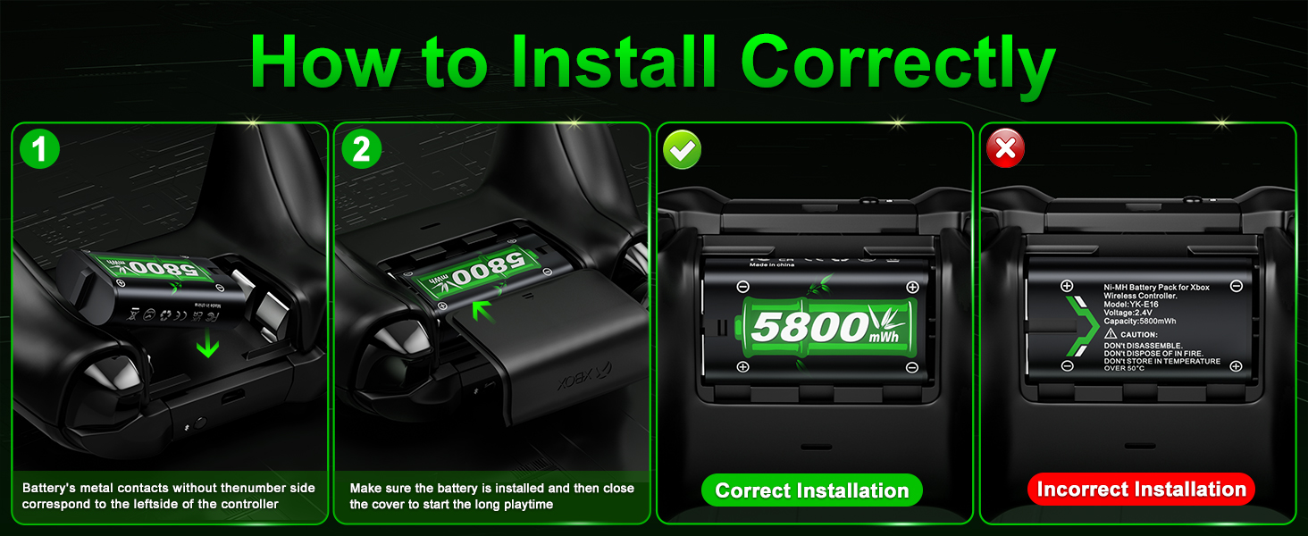 xbox controller battery pack