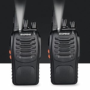 Walkie Talkies for Adults Long Range Baofeng BF-888S Professional Handheld 16 Channel Two Way Radio