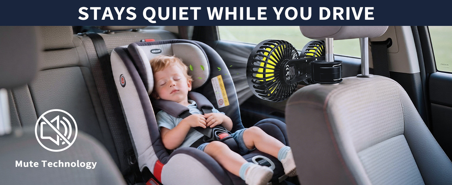 USB car fan