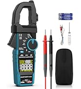 Clamp Meter DURFICST Digital Inrush Clamp Multimeter AC/DC 1000A 6000 Counts Amp Voltage Tester w...