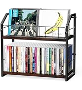 PAPAGIFTREE 2-Tier CD Holder, CD Storage Shelf for Display, CD Organizer with Dispay Top Shelf, P...