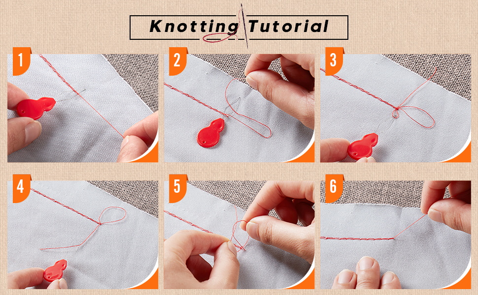 Handheld sewing machine Knotting Tutorial