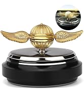 Car Solar Energy Golden Fidget Spinner Toy for Kids Adults, Powered by Sunshine Spinning Top Orb ...