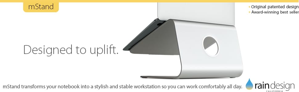 mStand, laptop stand, laptop, rain design. rain design inc, macbook, twelve south, griffin tech