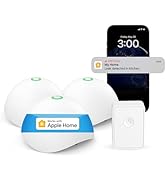Meross Smart Water Sensor Alarm 3 Pack, WiFi Water Leak Detector Support Apple HomeKit, SmartThin...