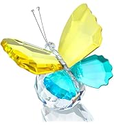H&amp;D HYALINE &amp; DORA Crystal Butterfly Figurines Gifts for Women, Flying Butterfly Collectible Figu...