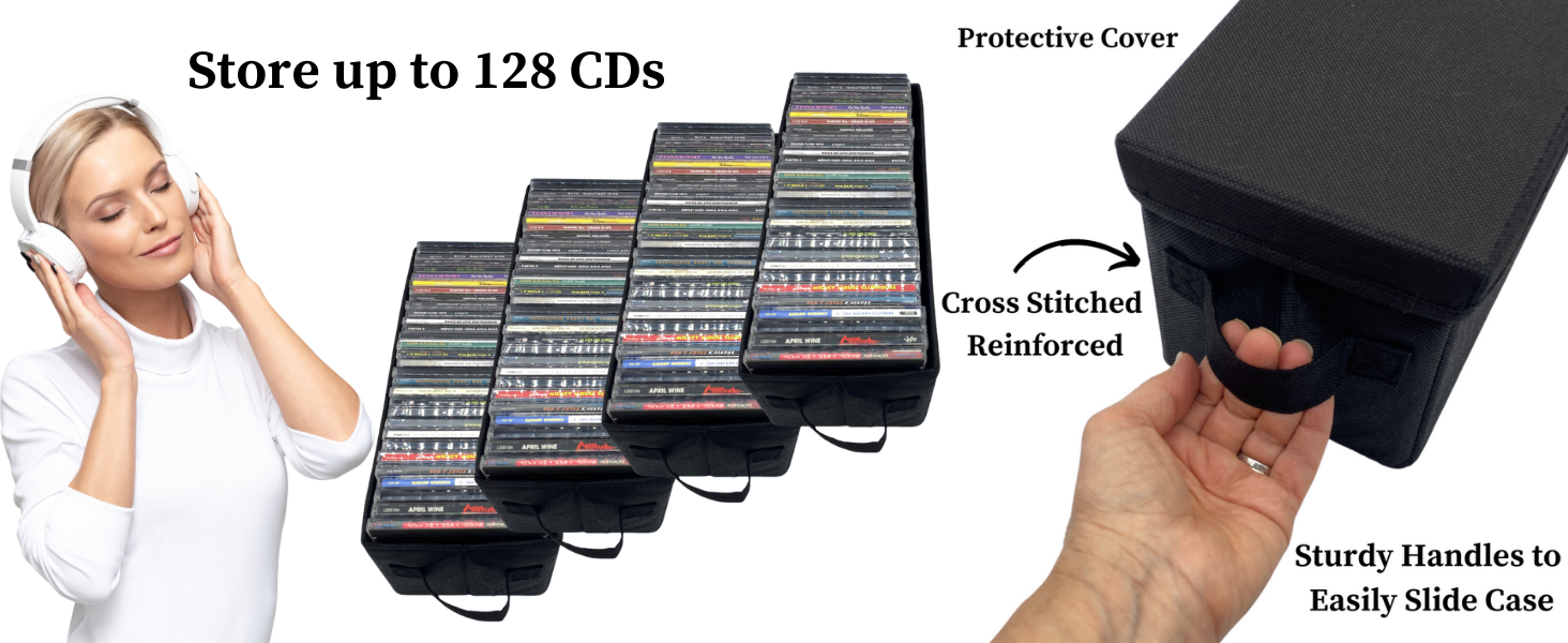Stores up to 128 CDs between all 4 Storage Boxes
