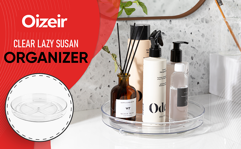 lazy susan organizer for cabinet