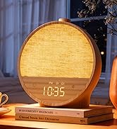 Vivilumens Sunrise Alarm Clock with Sound Machine, Gentle Wake-Up Light, Dual Alarms for Heavy Sl...