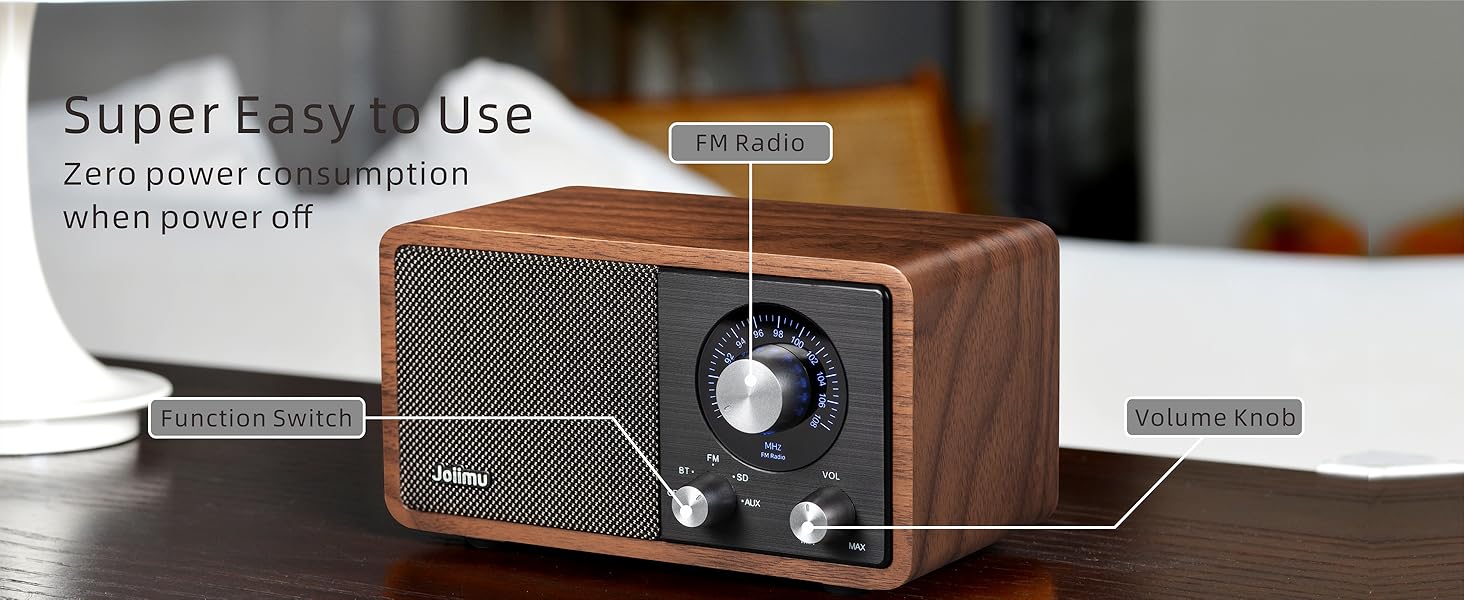 Easy-to-operate radio