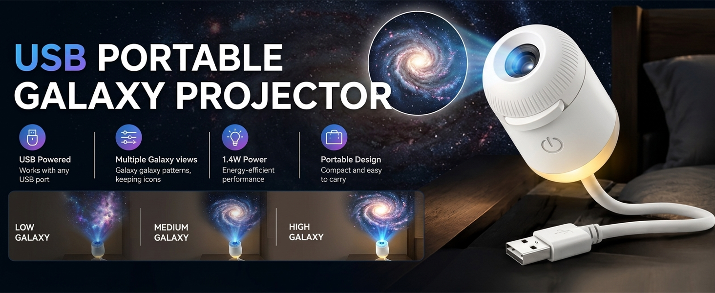 LED Galaxy Projector