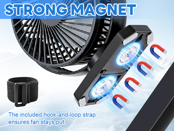 golf cart fan portable fan rechargeable magnetic fan battery operated fan golf cart accessories