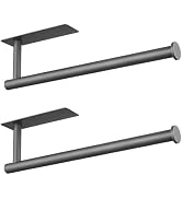 Paper Towel Holder - Eolax Under Cabinet Paper Towel Bar for Kitchen, Wall Mount Self Adhesive or...