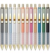 Linbsunne Gel Pens Black Ink Pen 0.5mm fine Point Pens Smooth Writing Retractable Office Supplies...