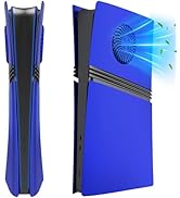 Cover Plates for PS5 Pro Digital Edition with Cooling Vent, PS5 Pro Faceplate ABS Hard Shockproof...