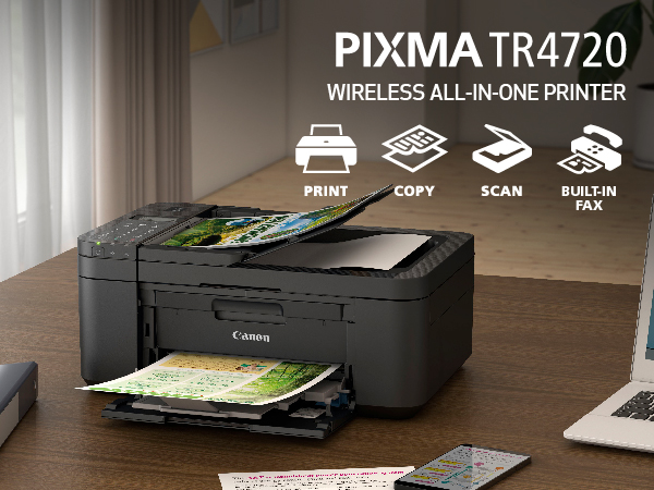 Canon PIXMA TR4720 Wireless All In One Printer 