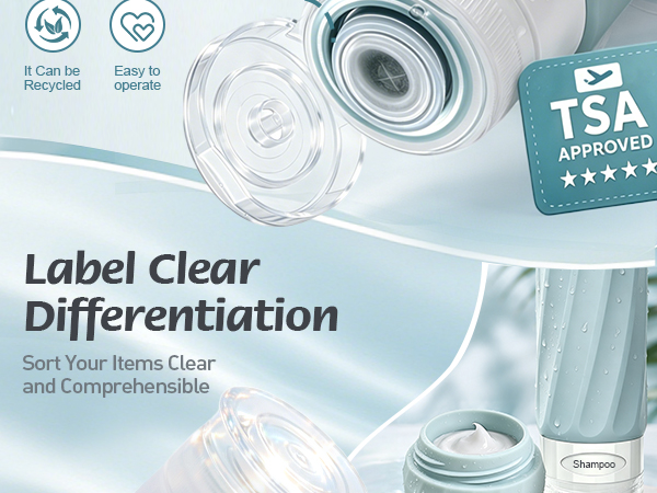 6Pcs Travel Bottles for Toiletries