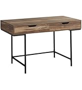 Monarch Specialties I 7557 Computer Desk, Home Office, Laptop, Storage Drawers, 48" L, Work, Meta...