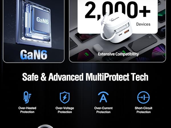 retractable wall charger