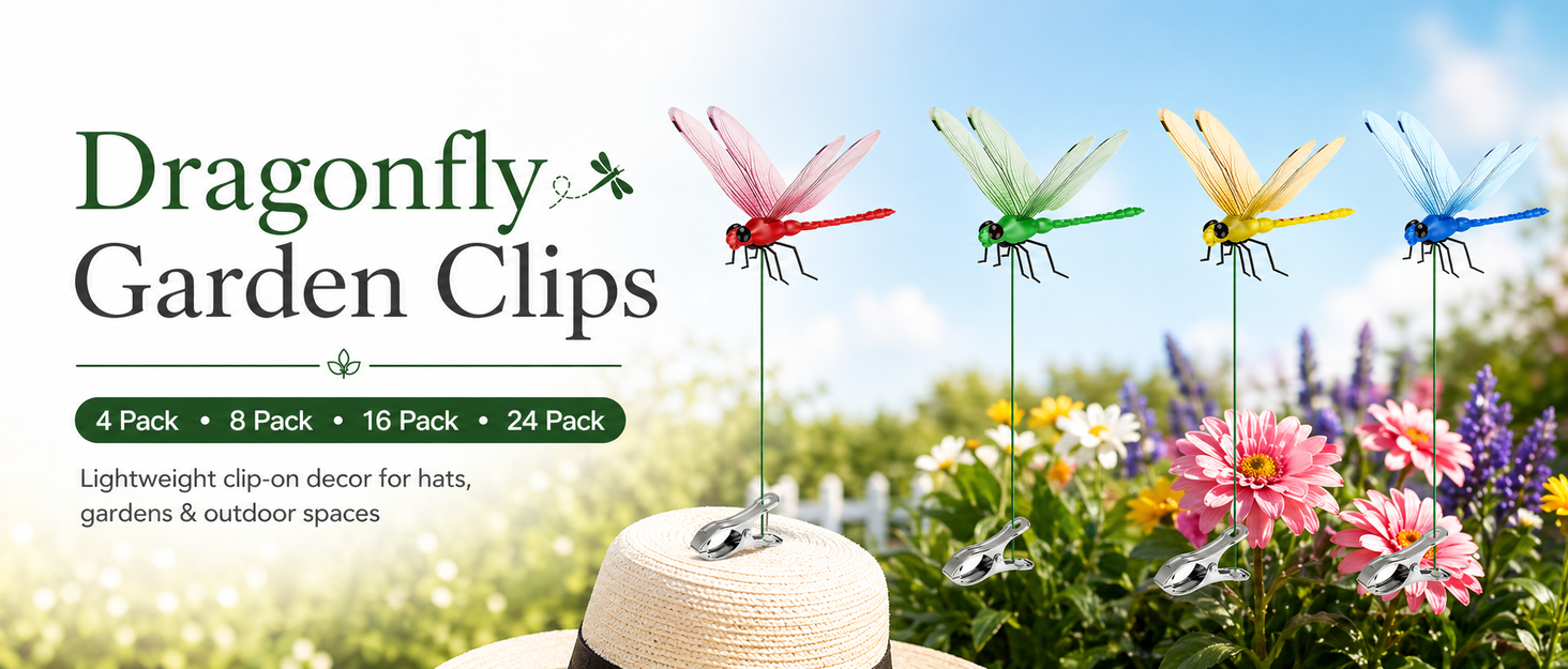 dragon fly clips for bugs repellent