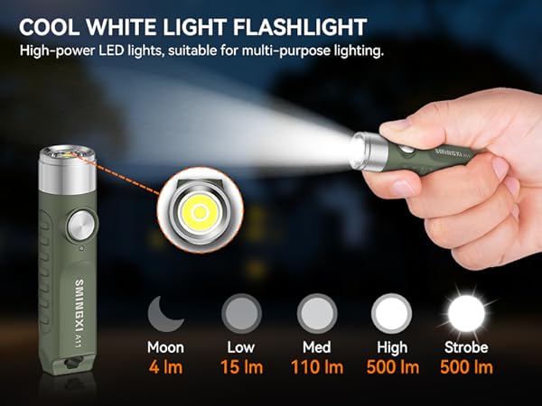 Flashlight,edc keychain flashlight,mini portable rechargeable flashlight,small flashlight