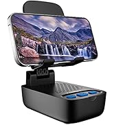 comiso Cell Phone Stand with Wireless Bluetooth Speaker, Punchy Bass & HD Stereo Sound Speaker fo...