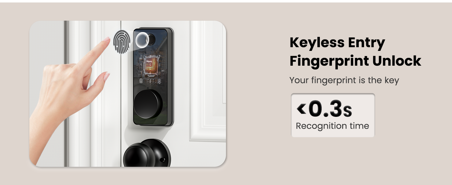 fingerprint deadbolt