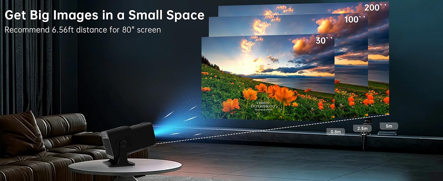 Projector for Bedroom Outdoor Use