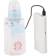 Bottle Warmer Bag, Bottle Warmer Case Milk Warmer, Portable Cooler Bag with USB Charging Port for...