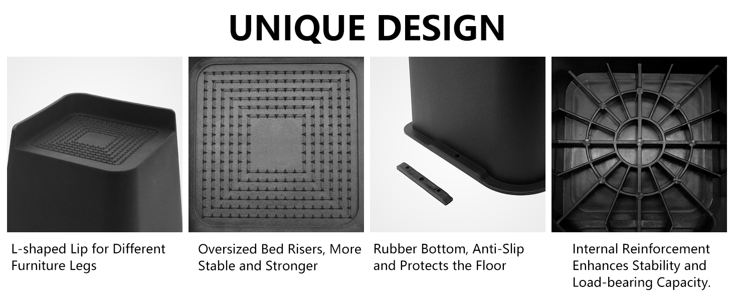 Bed furniture risers