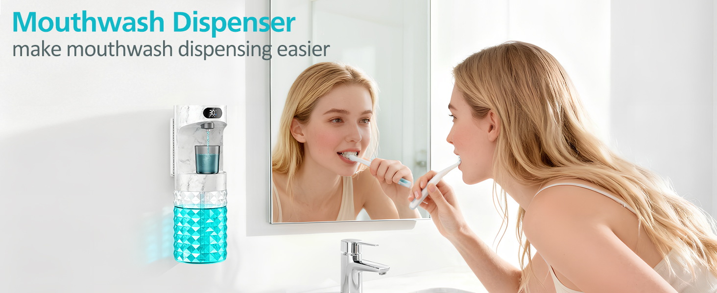mouth wash dispenser