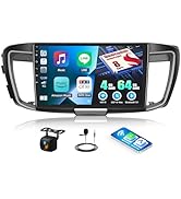 8 Core 4G+64G Qualcomm Android Car Radio for Honda Accord 9th Gen 2.0L 2013-2017 Wireless CarPlay...
