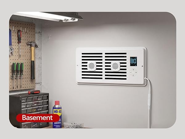 floor vent fan booster