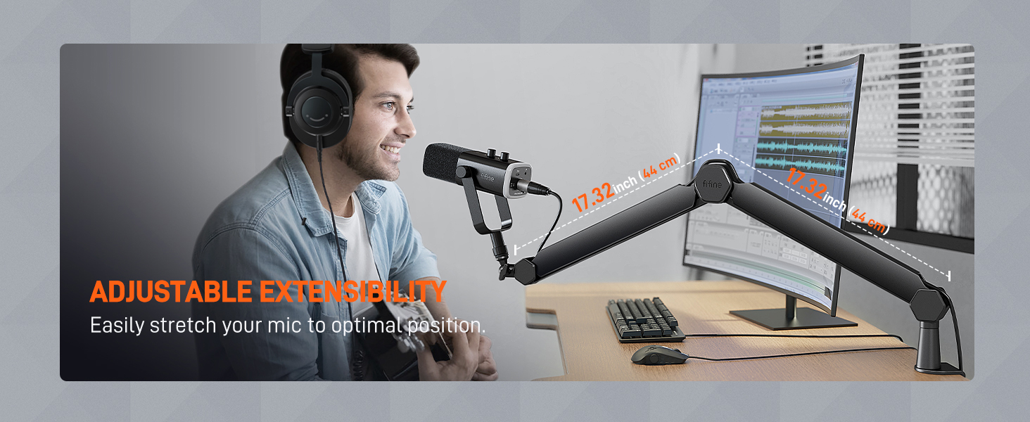 microphone boom arm