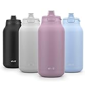 Ello Hydra 64oz Half Gallon Vacuum Insulated Stainless Steel Jug with Locking, Leak-Proof Lid and...