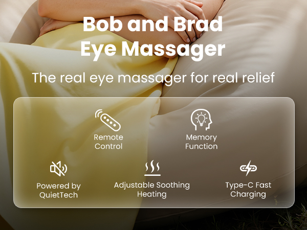 eye massager with heat and cooling eye mask for dry eye headaches migraine relief