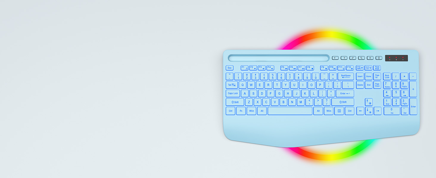 light up keyboard and mouse combo